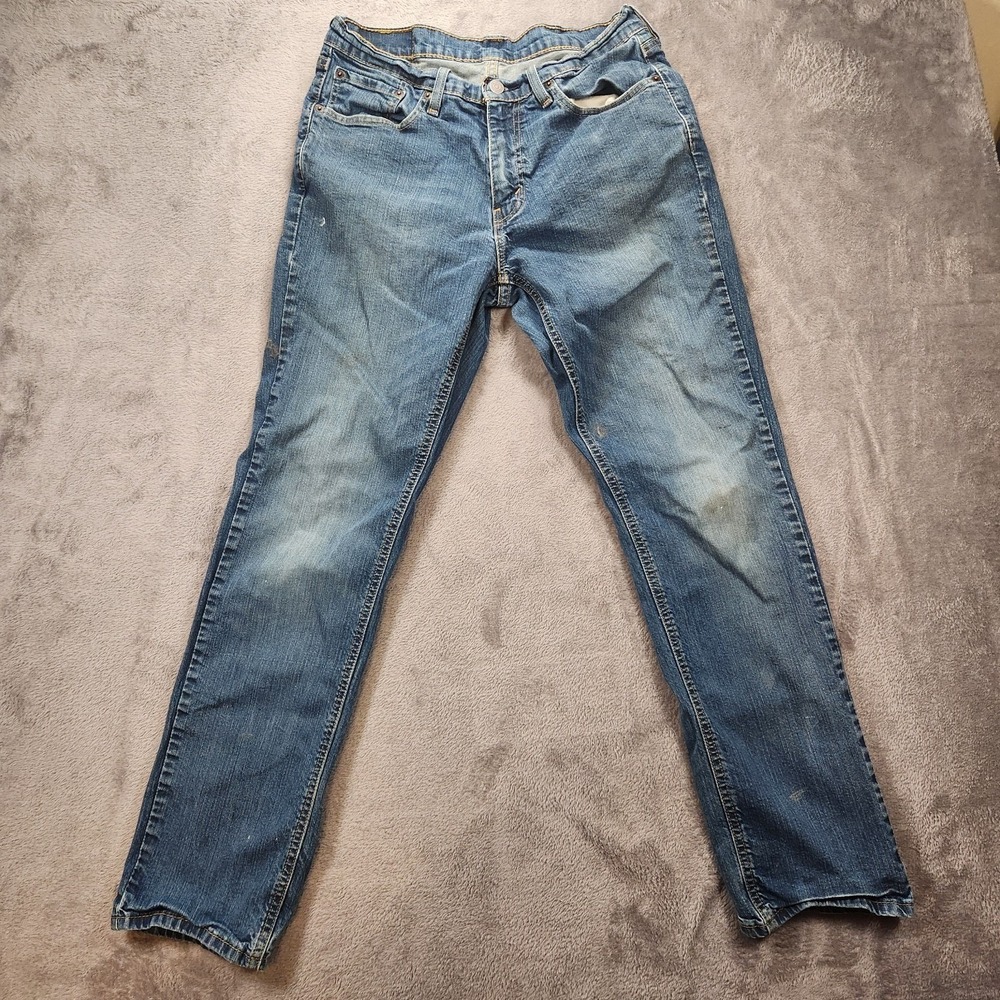 Levis 541 Jeans Mens 32x32 Blue Athletic Tapered Medium Wash Denim